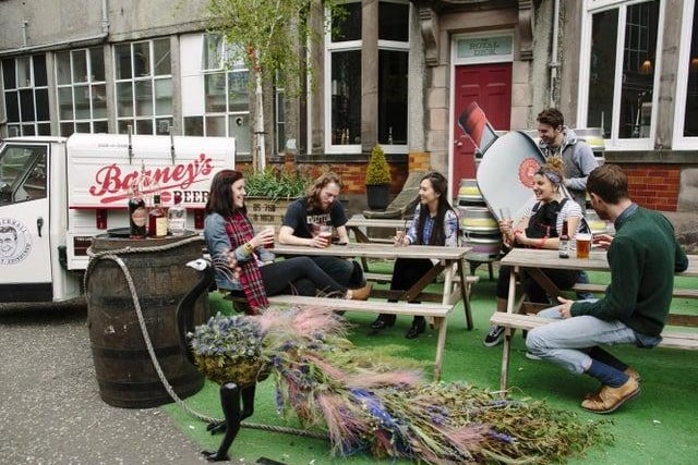This quirky pub is located next door to Barneys Beer and Pickerings Gin. Youll find it by venturing through the Summerhall courtyard and when the sun does put his hat on, head out front to the beer garden.