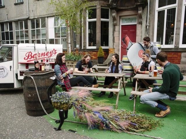 This quirky pub is located next door to Barneys Beer and Pickerings Gin. Youll find it by venturing through the Summerhall courtyard and when the sun does put his hat on, head out front to the beer garden.