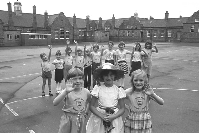 Pupils at Hylton Road Primary School were spending their last day at the school in July 1982 before it was demolished. Is there someone you know in this photo?