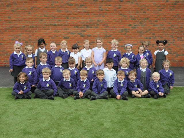 Year R Starters 2021 Cornerstone Primary School Bluebell Way Whiteley - Bees and Ladybirds Class. Picture: Alice Mills