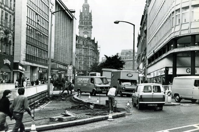 Fargate is redeveloped in 1981.