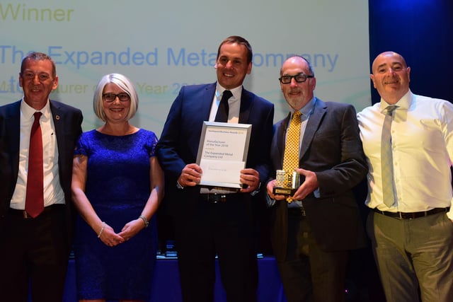 The Manufacturing category winners in 2018 were The Expanded Metal Company, which has undergone a huge transformation which has included a huge rise in turnover, and new investors on board.