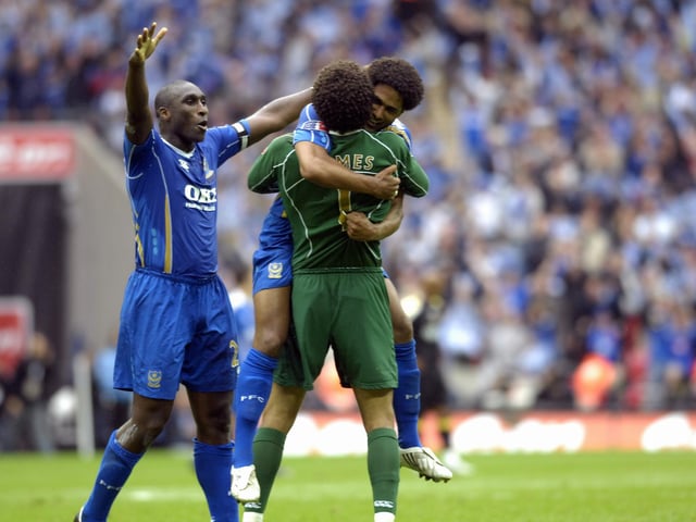 Celebration after the whistle. Picture: Will Caddy