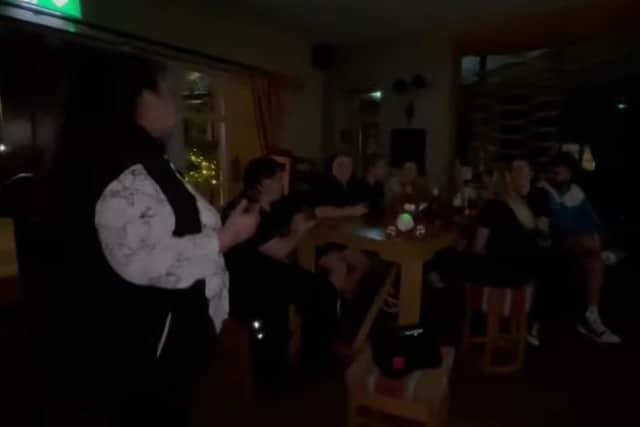 The manager thought it was haunted – and now investigators called to the Winter Green pub at Waverley, near Sheffield, agree. PIcture shows WAH Paranormal taking readings with pub staff