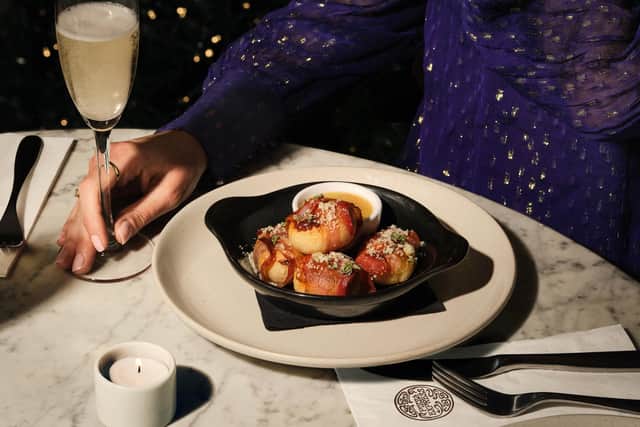 The Dough Balls in Blankets - part of the Pizza Express 2023 Christmas menu. Photo by Pizza Express.