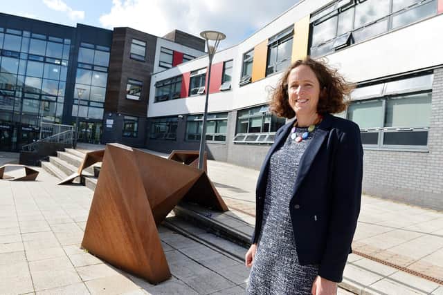 Silverdale School headteacher Sarah Simms, pictured at the school in 2020. The Bents Green secondary is planning to build a new classroom block in order to take on 263 extra pupils