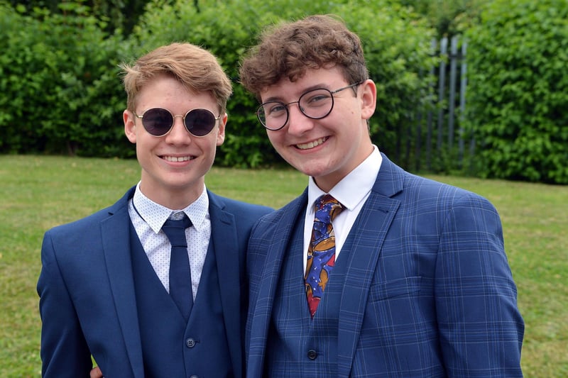 Tupton Hall students on their 'formal Friday' fundraising day on July 2