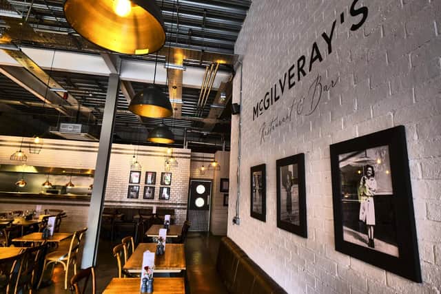 McGilveray's at Fox Valley in Sheffield combines fantastic food with industrial décor.