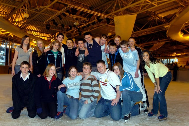 Pupils from Hall Cross pictured at the Dome in 2001