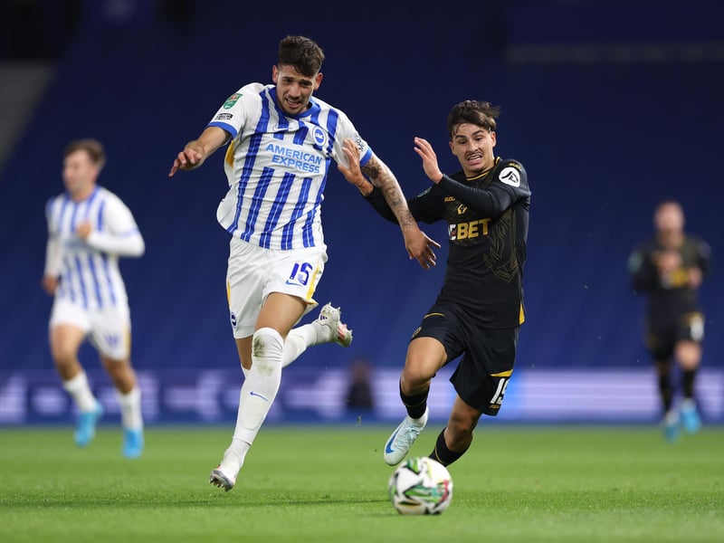 Had been a fairly regular starter for Brighton up until this season, with his sole appearance coming in the Carabao Cup. A fully-fledged Poland international who could fill the defensive midfield gap.