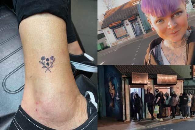 Sheffield studio Momma Inks raised over £2,500 for Suicide Awareness and Prevention by offering £10 tattoos.