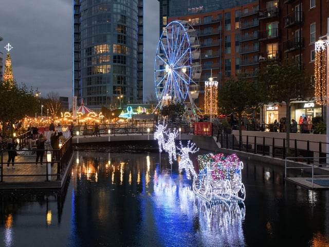 Here is what a trip to Gunwharf Quays' Christmas village looks like. Picture: Keith Woodland (131121-22)