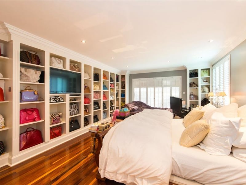 Bedroom two has extensive hand crafted bedroom furniture and a plasma screen television and features an en-suite shower room.