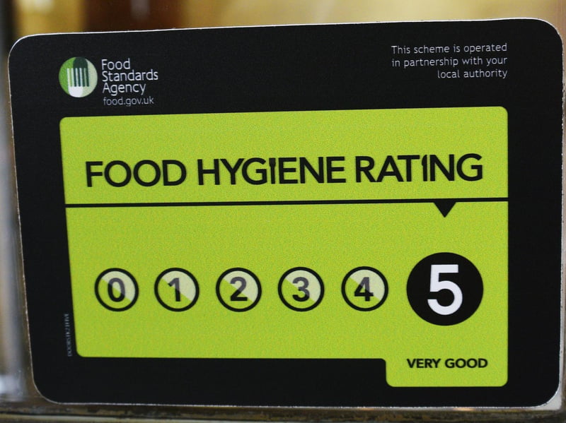 Baked By Elly, run from a private address in Portsmouth, received a food hygiene rating of five following an inspection on September 4.