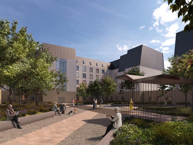 A range of apartments are available in this modern development, with a two-bedroom property costing from £438,000.
Contact DJ Alexander for further information