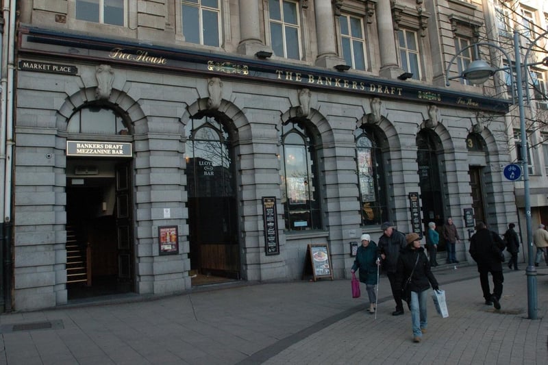 The Banker's Draft, on Market Place, in the city centre, has a 3.9 star rating according to 3,894 reviews on Google.