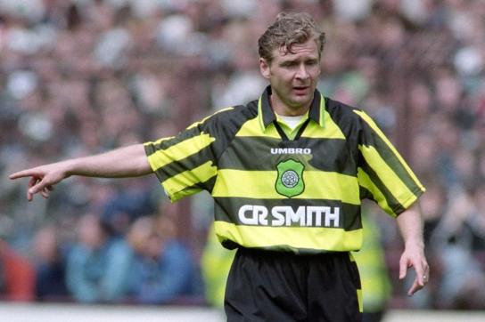 Celtic Away football shirt 1994 - 1996. Sponsored by CR Smith