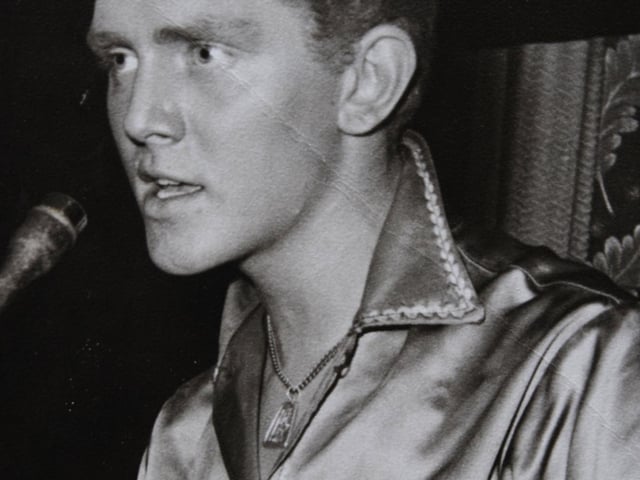 Born Bernard Jewry in 1942 he was known professionally as Shane Fenton and later as Alvin Stardust, was an English rock singer and stage actor who lived in Mansfield as a child. He had a moderately successful career in the pre-Beatles era, but became better known for singles released in the 1970s and 1980s as Alvin Stardust, a character he began in the glam rock era. He died in 2014.
