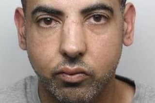Pictured is Rifiqat Khan, aged 37, of Abbeyfield Road, at Pitsmoor, Sheffield, who was sentenced at Sheffield Crown Court to three years of custody after he pleaded guilty to handling stolen goods, conspiring to commit robbery, and robbery.