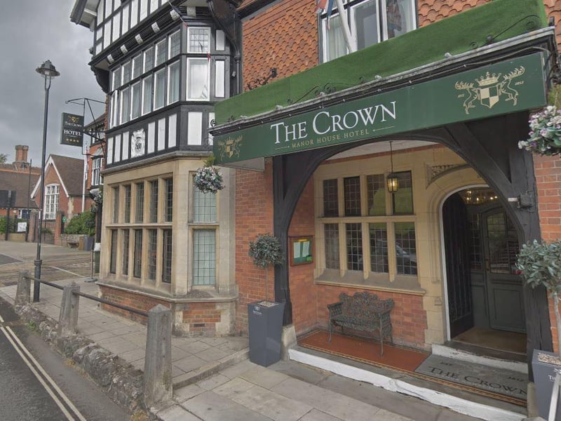 The Crown Manor House Hotel in Lyndhurst has two AA rosettes. An AA inspector said: "Contemporary cooking in historic hotel."