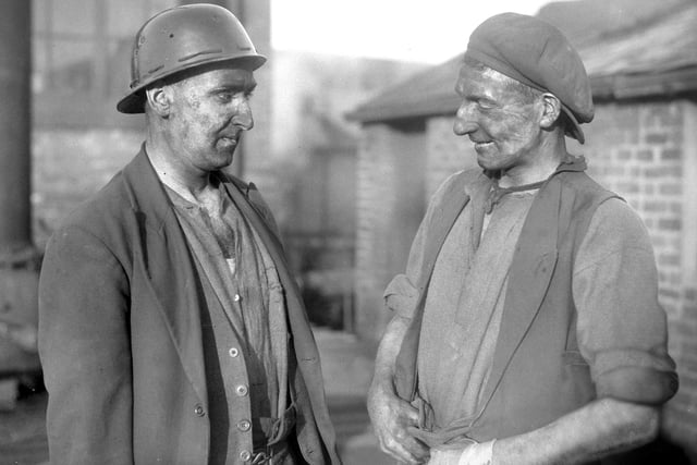 A reminder of workers at Silksworth pit from 1935.