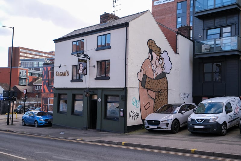 Fagan's pub, on Broad Lane, in Sheffield city centre, is one of the city's best-known boozers, famous for hosting live music as well as for Pete McKee's mural The Snog, which adorns a side wall. It is the local of the acclaimed musician and former Pulp guitarist, Richard Hawley. And when the old landlords, Tom and Barbara Boulding, retired after 37 years at the helm, the Arctic Monkeys' Matt Helder was among a group of nine investors who stepped in to keep it open.