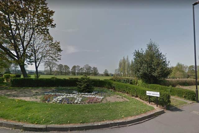 Police are hunting motorcyclists who deliberately drove at people in Mortomley Park, in High Green, Sheffield (pic: Google)