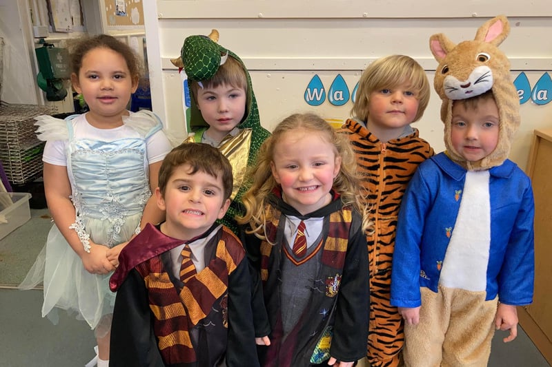 Youngsters at Buxton Infant School dressed up for World Book Day