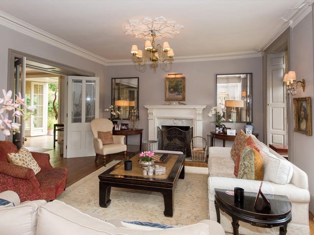Built in the mid-18th Century, Gilling Lodge is Grade II-listed and, estate agent Knight Frank says, has been comprehensively but sympathetically restored to the highest standard. It is on the market for offers in excess of £2.5 million.