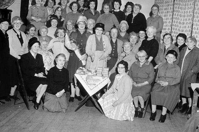 Craigmillar Old People's Welfare Council celebrate their ninth birthday in February 1964.