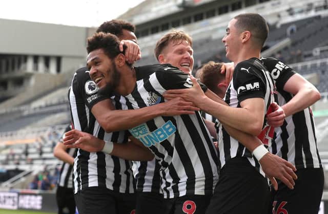 Newcastle United scored late to earn a vital Premier League point against Tottenham Hotspur on Sunday. (Photo by Scott Heppell - Pool/Getty Images)