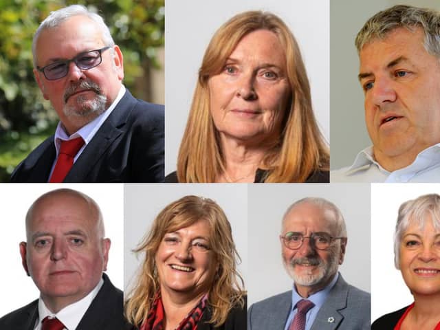The seven Sheffield councillors suspended by Labour for defying the whip on landmark local plan vote.