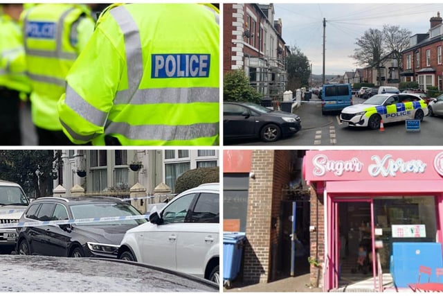 Officers from South Yorkshire Police were called at 8pm on Thursday, January 26 to a report of shots fired at the Sugar Xpress takeaway (bottom right) on Firth Park Road in the Firth Park area of Sheffieldl; and around 13 minutes later, officers were called to another report of shots fired at a vehicle, a Volkswagen Passat, on Machon Bank, Nether Edge (bottom left, top right). This week, The Star reported how the gunmen are still on the loose. 
 - https://www.thestar.co.uk/news/crime/gunmen-still-on-the-loose-following-two-shootings-in-sheffield-suburbs-within-13-minutes-of-each-other-4007932