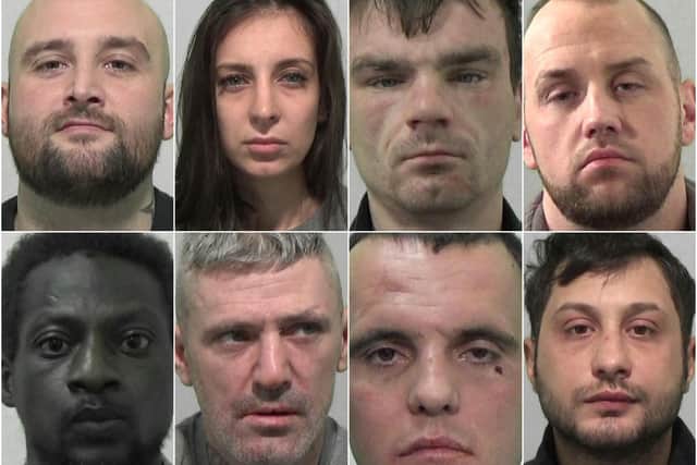 Some of the criminals locked up recently for offences committed across South Shields and South Tyneside.