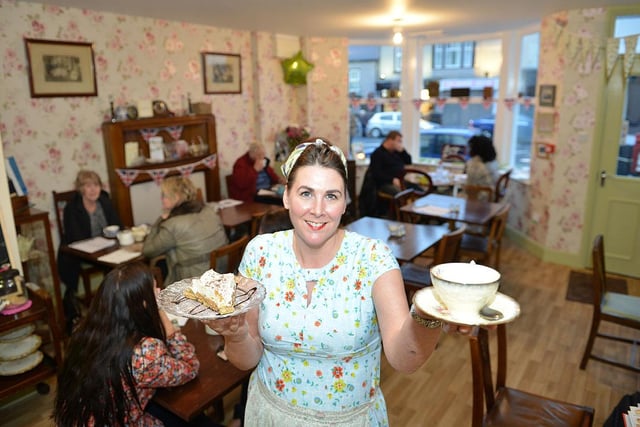 Glady's in Seaton Carew takes diners back to the 1940s.