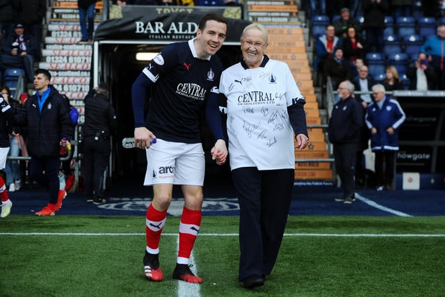 Jean Sneddon was the oldest mascot on Saturday - she turns 84 this week!