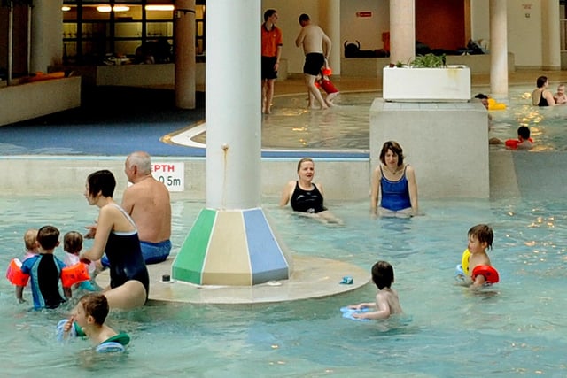 March 2008. Southsea's Pyramids has had a stay of execution as it was due to close at the end of the month. Pictured are parents and toddlers enjoying the swimming pool. Picture: Paul Jacobs (081019-9)