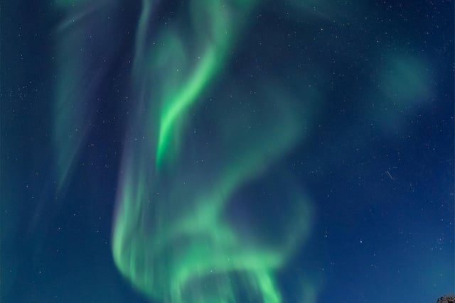 Northern lights in Tromso, Norway.