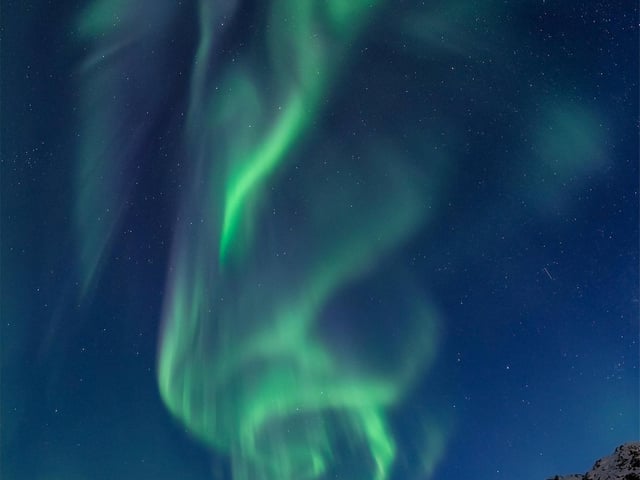Northern lights in Tromso, Norway.