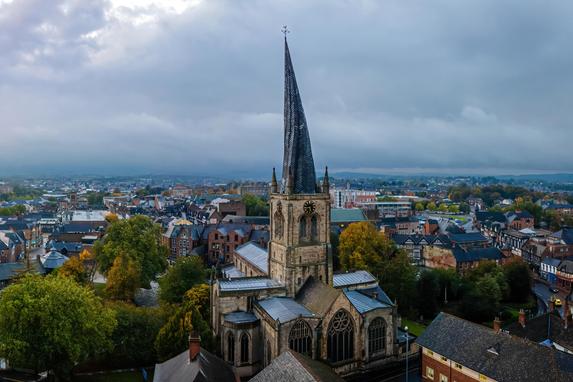 Yes, one reader even suggested Chesterfield Parish Church, the Church of St Mary's and All Saints and its famous Crooked Spire. We're not sure how serious Jamie Irish was when he suggested "the bent church" should be knocked down.