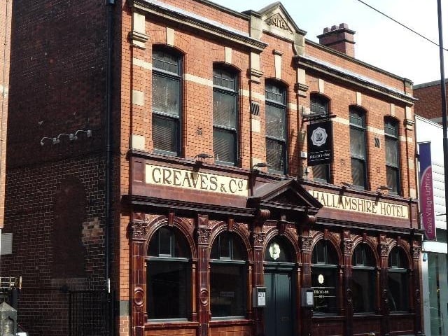 The Hallamshire Hotel was situated on 182 West Street. This pub is now used a pizza place.