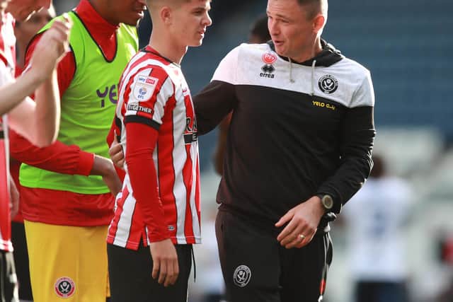 Sheffield United manager Paul Heckingbottom is pleased with James McAtee's progress: Simon Bellis / Sportimage
