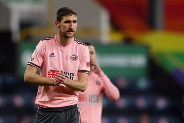Chris Basham is poised to make his 300th appearance for Sheffield United: Simon Bellis/Sportimage