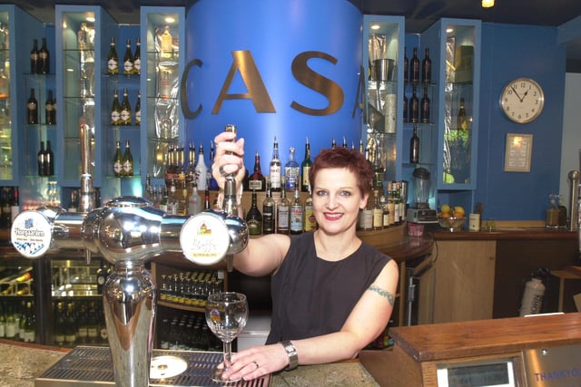 Pictured is Gail Stephens manager of the former Hanrahan's now Casa restaurant which opened in 2001