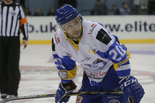 Michael Dorr came to Fife Flyers for the 21015-16 season as the team went all the way to the championship finals at Nottingham (Pic Steve Gunn)