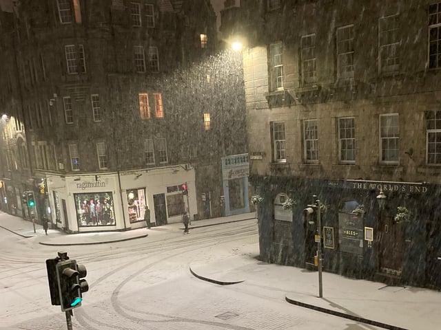 If you ignore the traffic lights, this could almost be straight out of a Dickens novel. Another one from Matt Donlan - cheers Matt!