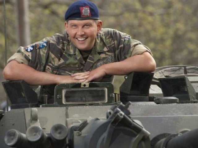 BAFTA-award winning sitcom written and starring comedian Greg McHugh takes a comic view on the daily life of a Scottish army corporal, and the antics that the crew get themselves into.