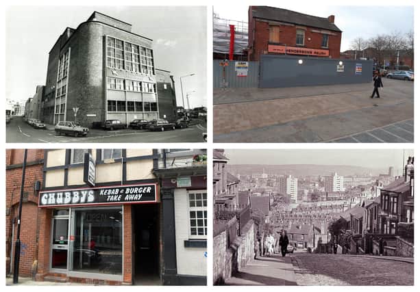 Some of the famous Sheffield buildings and locations The Star thinks deserve a blue plaque: the old Stones brewery, the former Henderson's Relish factory, Blake Street, and the former Chubbys takeaway