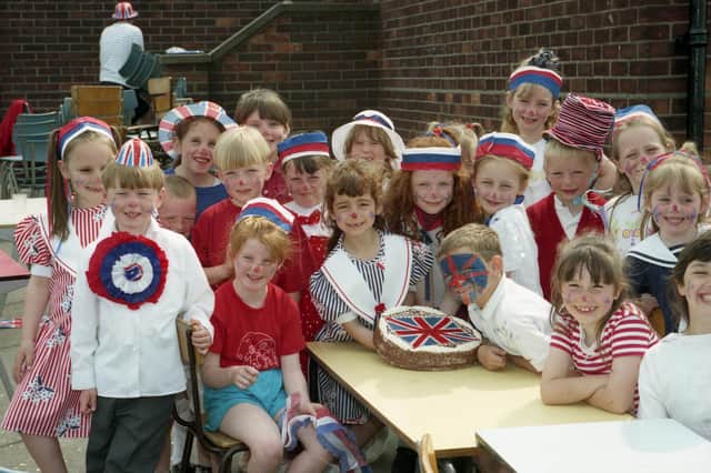 They had a party to celebrate the anniversary of VE Day in 1995 at Quarry View Infants School. Were you pictured at the party?