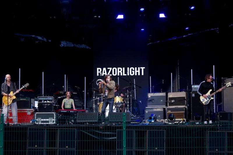 Razorlight supported Rag 'N' Bone Man.
